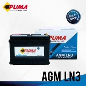 แบตเตอรี่รถยนต์ PUMA START STOP รุ่น AGM LN3