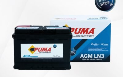 แบตเตอรี่รถยนต์ PUMA START STOP รุ่น AGM LN3