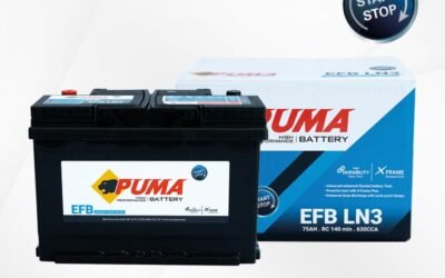 แบตเตอรี่รถยนต์ PUMA START STOP รุ่น EFB LN3