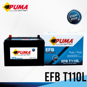 แบตเตอรี่รถยนต์ PUMA START STOP รุ่น EFB T110L