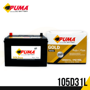 แบตเตอรี่รถยนต์ PUMA  รุ่น 105D31L (PG195L)