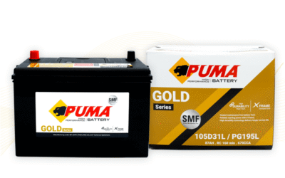 แบตเตอรี่รถยนต์ PUMA  รุ่น 105D31L (PG195L)