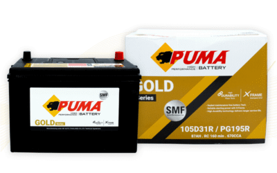 แบตเตอรี่รถยนต์ PUMA  รุ่น 105D31R (PG195R)