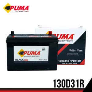 แบตเตอรี่รถยนต์ PUMA รุ่น 130D31R (PB210R)