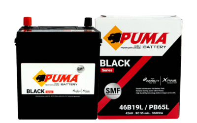 แบตเตอรี่รถยนต์ PUMA  รุ่น 46B19L (PB65L)