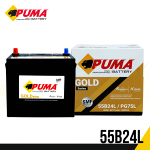แบตเตอรี่รถยนต์ PUMA รุ่น 55B24L (PG75L)