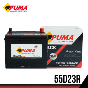 แบตเตอรี่รถยนต์ PUMA  รุ่น 55D23R (85BR60K)