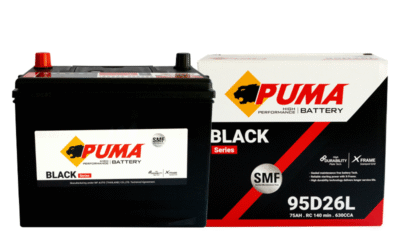 แบตเตอรี่รถยนต์ PUMA  รุ่น 95D26L