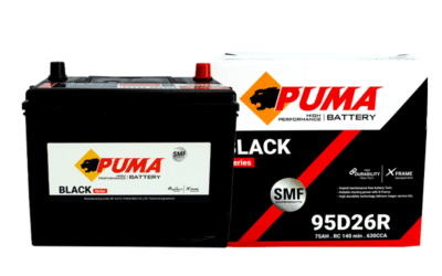 แบตเตอรี่รถยนต์ PUMA  รุ่น 95D26R