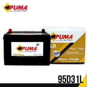 แบตเตอรี่รถยนต์ PUMA  รุ่น 95D31L (PG180L)