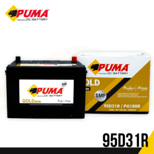 แบตเตอรี่รถยนต์ PUMA  รุ่น 95D31R (PG180R)