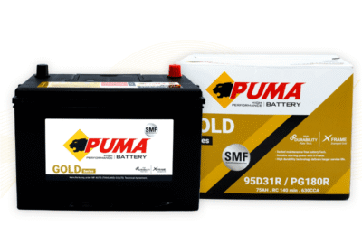 แบตเตอรี่รถยนต์ PUMA  รุ่น 95D31R (PG180R)