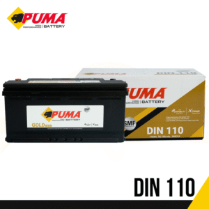 แบตเตอรี่รถยนต์ PUMA  รุ่น DIN61038 LN6 (DIN110)