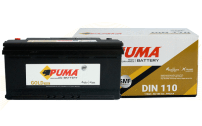 แบตเตอรี่รถยนต์ PUMA  รุ่น DIN61038 LN6 (DIN110)
