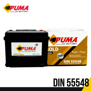 แบตเตอรี่รถยนต์ PUMA  รุ่น DIN55548 (DIN55)