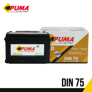 แบตเตอรี่รถยนต์ PUMA รุ่น DIN 75