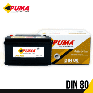 แบตเตอรี่รถยนต์ PUMA รุ่น DIN80