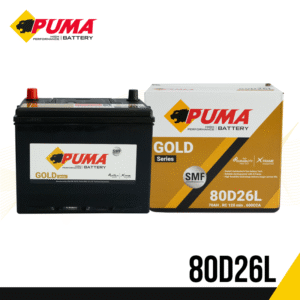 แบตเตอรี่รถยนต์ PUMA รุ่น 80D26L (NS70)