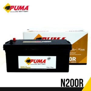 แบตเตอรี่รถยนต์ PUMA  รุ่น N200