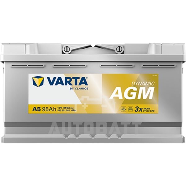 แบตเตอรี่รถยนต์ VARTA Silver Dynamic รุ่น AGM 95 (A5) - Image 5