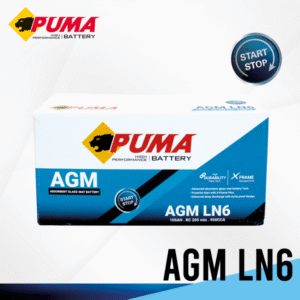 แบตเตอรี่รถยนต์ PUMA START STOP รุ่น AGM LN6