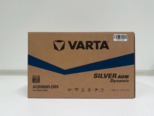 แบตเตอรี่รถยนต์ VARTA รุ่น AGM80R - Image 2